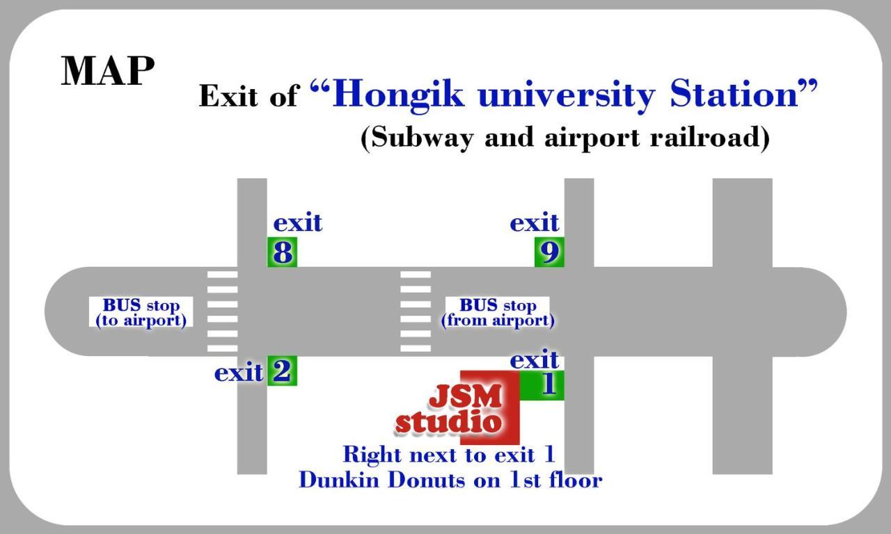 Jsm Studio Hongdae Seoul Exteriör bild